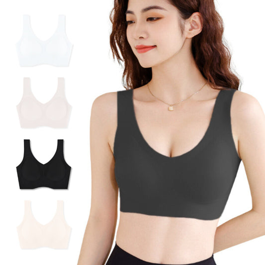 ナイトブラ Vネック ブラック 昼夜兼用 育乳